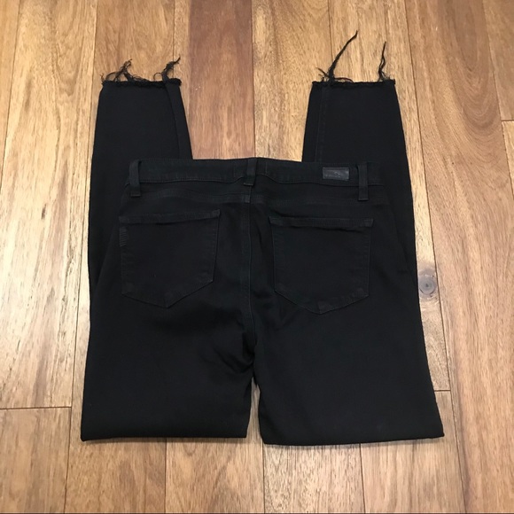 Paige Verdugo Ankle Jeans in black distressed - Picture 7 of 9